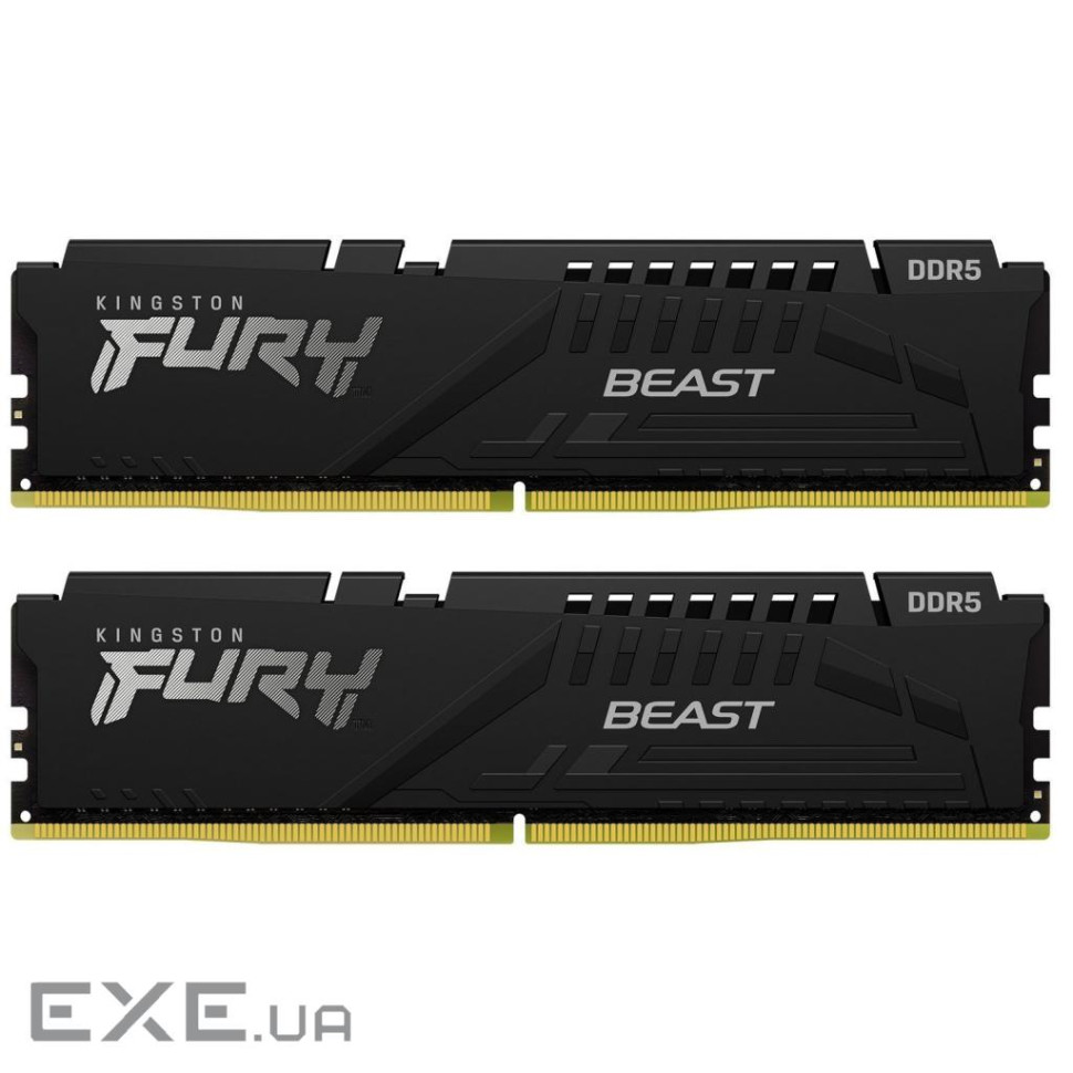 Модуль пам'яті KINGSTON FURY Beast EXPO DDR5 5600MHz 64GB Kit 2x32GB Black (KF556C40BB2K2-64)