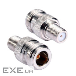 Роз&apos,єм N Type Female під F, гніздо N - гніздо F, корпус латунь ціна за 1шт (YT42115)