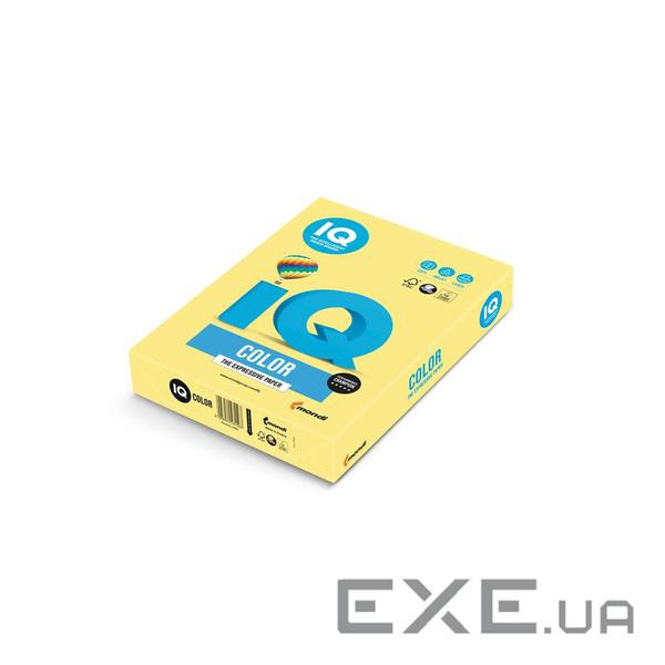Папір Mondi IQ color А4 trend, 80g 500sheets, Lemon yellow (ZG34/A4/80/IQ)