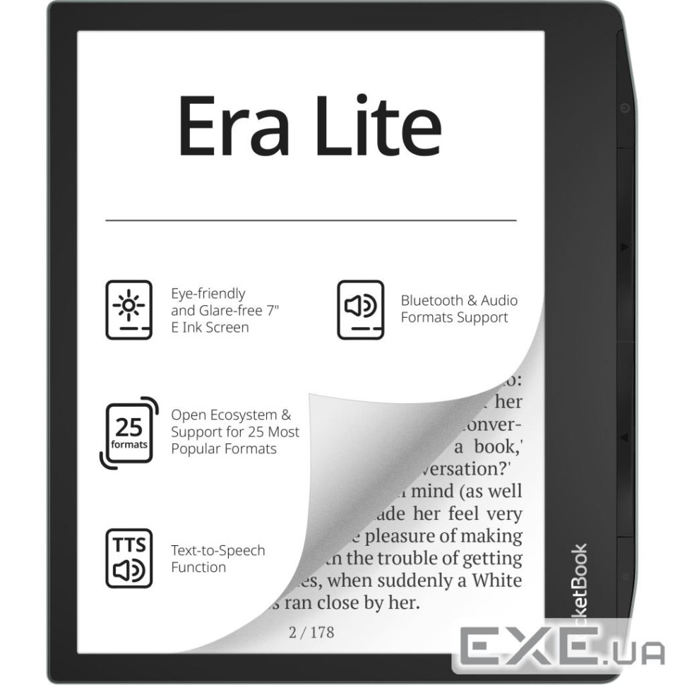 Електронна книга PocketBook 710 Era Lite, Stone Green (PB710-9-WW)