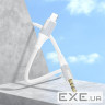 Кабель мультимедійний Lightning to 3.5mm M 1.0m white BOROFONE (6941991108570)