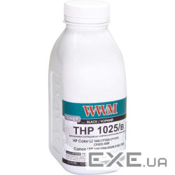 Тонер HP CLJ CP1025/Canon LBP 5050/7100 , 40г Black WWM (HP1025B)