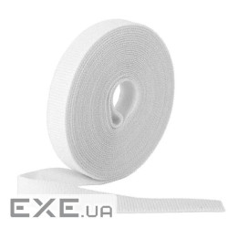Стяжки на липучці ширина 12мм, рулон 45м, білі, ціна за рулон (ZD-005 12мм білі) )