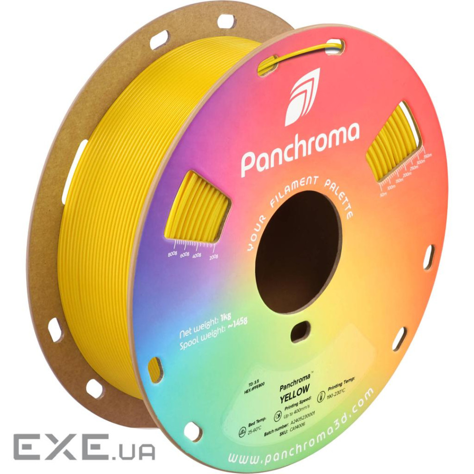 Пластик для 3D-принтера Polymaker PANCHROMA CoPE 1,75mm 1kg YELLOW (CA14006)