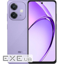 Смартфон Oppo A3 4G 6/256GB Starry Purple, 6.67'' (1604х720) IPS / Qualcomm Snapdragon 6s Gen 1 / ОЗУ