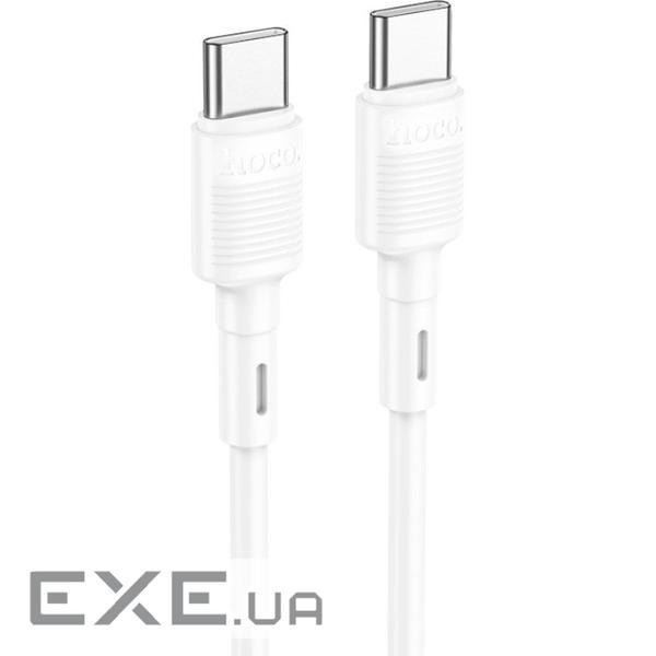 Кабель HOCO X83 Victory Type-C to Type-C 1м White (X83 Victory White 1м )