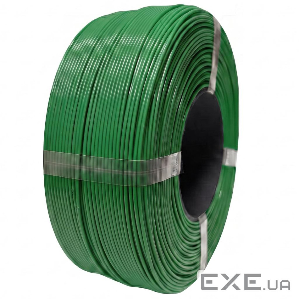 Пластик для 3D-принтера Тірапласт PETG Refill 1.75 мм 1,0 кг green (25299/25224)
