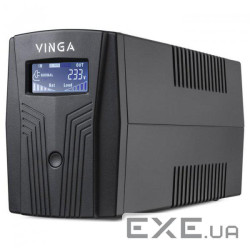 Джерело безперебійного живлення Vinga LCD 1500VA plastic case (VPC-1500P)