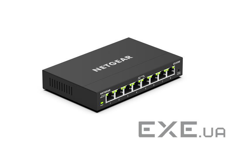 Netgear 8Port Switch 10/100/1000 GS308E GS308E-400EUS