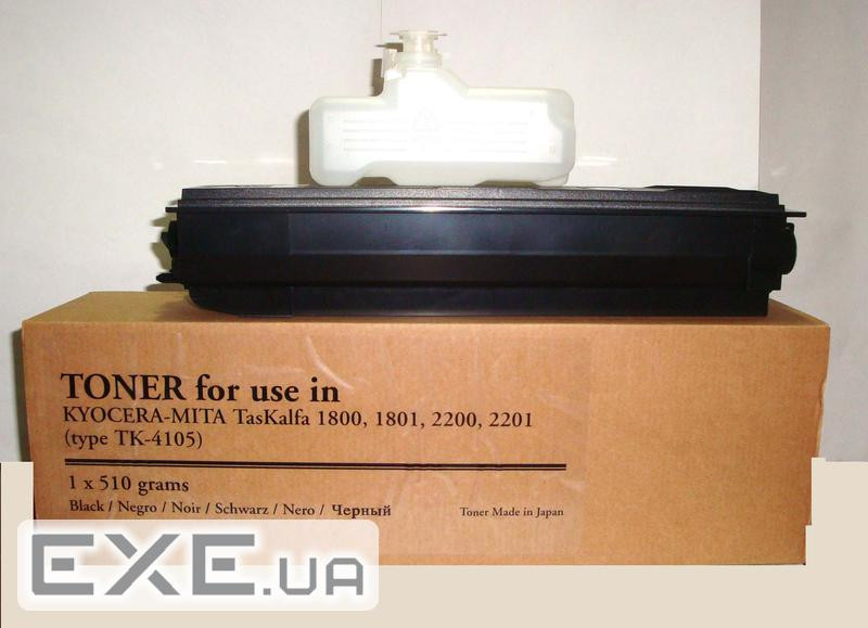 Тонер-картридж Tomoegawa KYOCERA TK-4105 (510г) TASKalfa 1800/1801/2200/2201 (PY444Y.611)