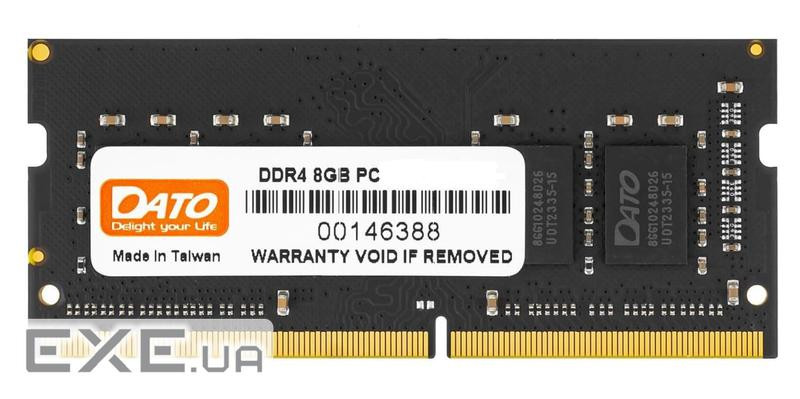 Модуль пам'яті SO-DIMM 8GB/2666 DDR4 Dato (DT8G4DSDND26)