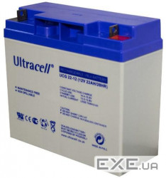 Акумуляторна батарея Ultracell UL22-12 GEL 12V 20 Ah (182x 77 x 168) White Q1 / 230 (UCG22-12)
