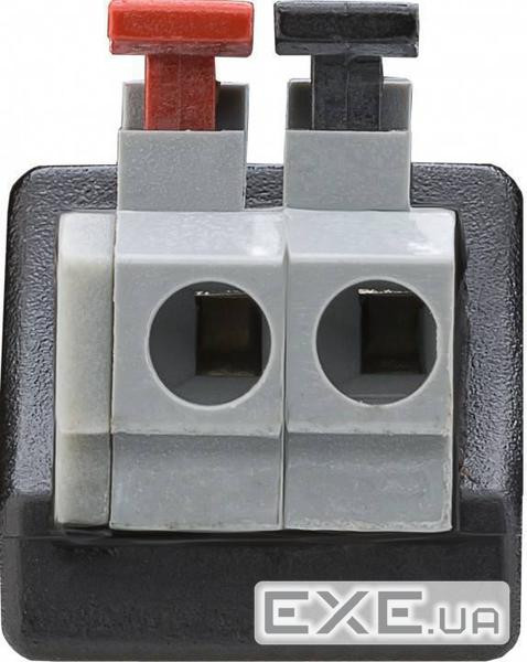 Терміналблок Terminal block-BNC/50ohm,/M 2pin Pitch=5.0mm Push-Down,чорний (75.07.6750-100) (75.07.6750-100)