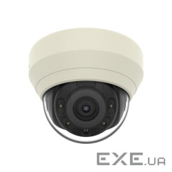 Камера IP Hanwha QND-7010R, 4MP, Indoor Dome, 2.8mm, f/2.0, IR20m, Mic, DC 12V/PoE, IK08