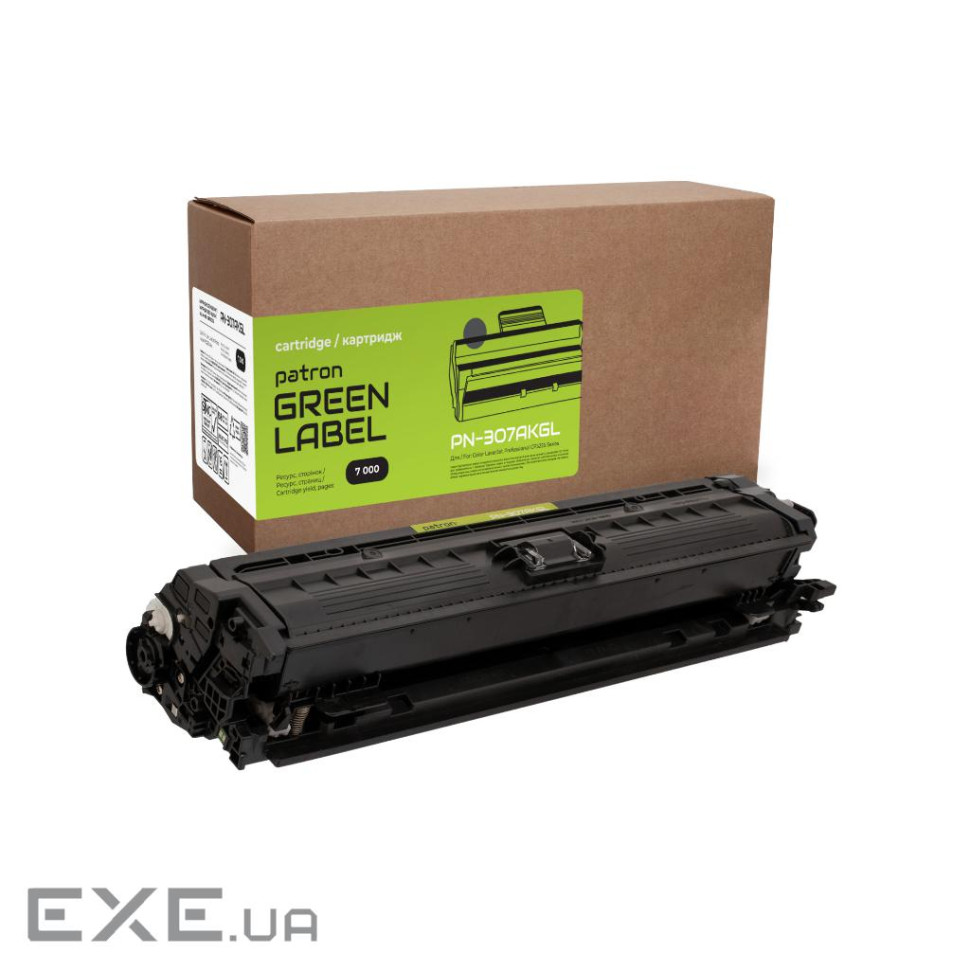 Картридж Patron HP 307A (CE740A) black Green Label (PN-307AKGL)