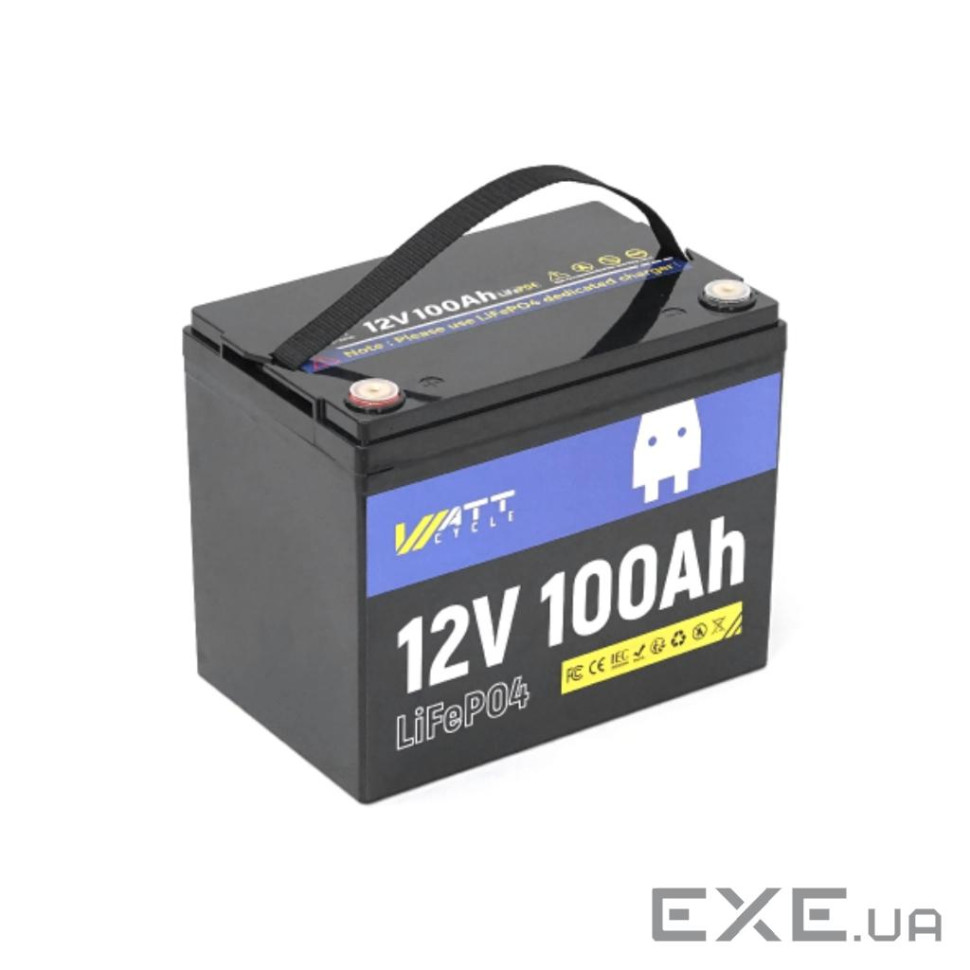Батарея LiFePo4 WattCycle 12,8V 100Ah, 1,28kWh (WT12V100AH100)