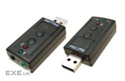 Звукова плата USB, Virtual 7.1 Channel, RTL (B00650)