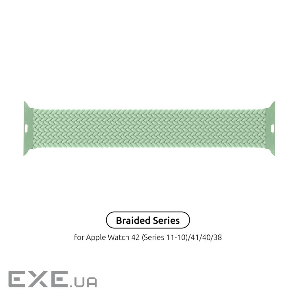 Ремінець Armorstandart Braided Solo Loop для Apple Watch 38mm/40mm/41mm Mint Size 4 (132 m (ARM64901)