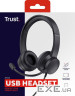 Навушники Trust Ayda PC USB-A Black (25088)