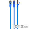 Патч-корд CABLEXPERT S/FTP Cat.6A 5м Blue (PP6A-LSZHCU-B-5M)