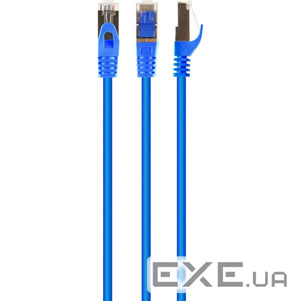 Патч-корд CABLEXPERT S/FTP Cat.6A 5м Blue (PP6A-LSZHCU-B-5M)