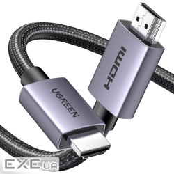 Кабель мультимедійний HDMI M to HDMI M 3.0m V2.0 4K60Hz HD153 black Ugreen (25300)