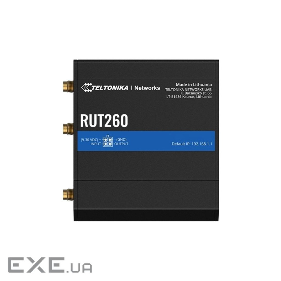 Маршрутизатор Teltonika 4G/ETH/WIFI (RUT260)