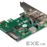 Контролер Frime NEC720202 (ECF-PCIEtoUSB007.LP) PCI-E-2xUSB3.0+USB3.0 Type-C