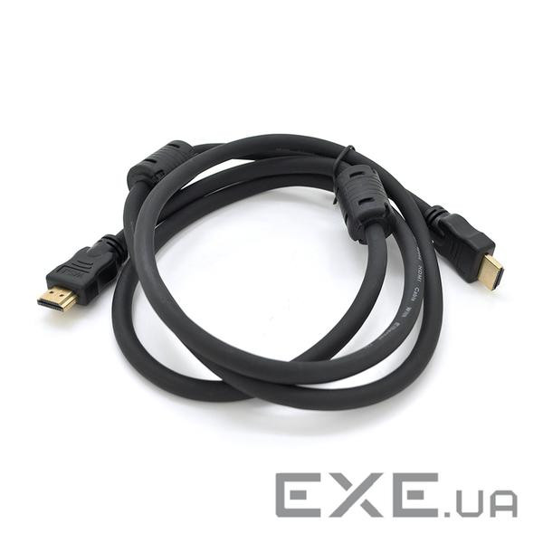 Кабель Ritar PL-HD348 HDMI-HDMI Ultra HD 4K, 1080P, 2.0m, v1,4 (YT-HDMI(M)/(M)V1.4-2.0m Black)