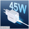 Мережевий зарядний пристрій Choetech PD8007-EU-WH, USB-С
