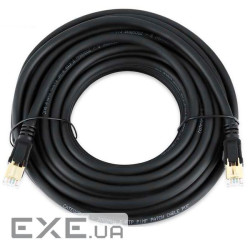 Патч-корд литий VEGGIEG, CCA, SSTP, RJ45, Cat.8, 20m, чорний (PCV-V-E810)