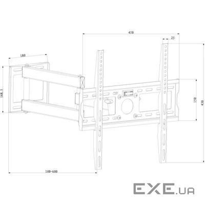 Кронштейн X-Digital STEEL SA345 Black