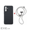 Чохол до мобільного телефона Dengos Case + Cross-body Strap Samsung Galaxy A57 Black (DG-KM-CCRB-09)