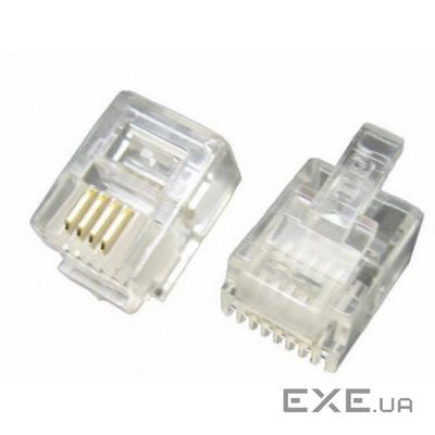 Конектор RJ12 6P4C 100 шт Ritar (2775)