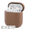 Чохол Leather Case AirPods 1/2 brown (57525 brown)