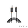 Дата кабель USB 2.0 AM to Lightning 2.0m 3A black XO (NB302-AI-2.black)