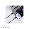 Дата кабель USB 2.0 AM to Lightning 2.0m 3A black XO (NB302-AI-2.black)