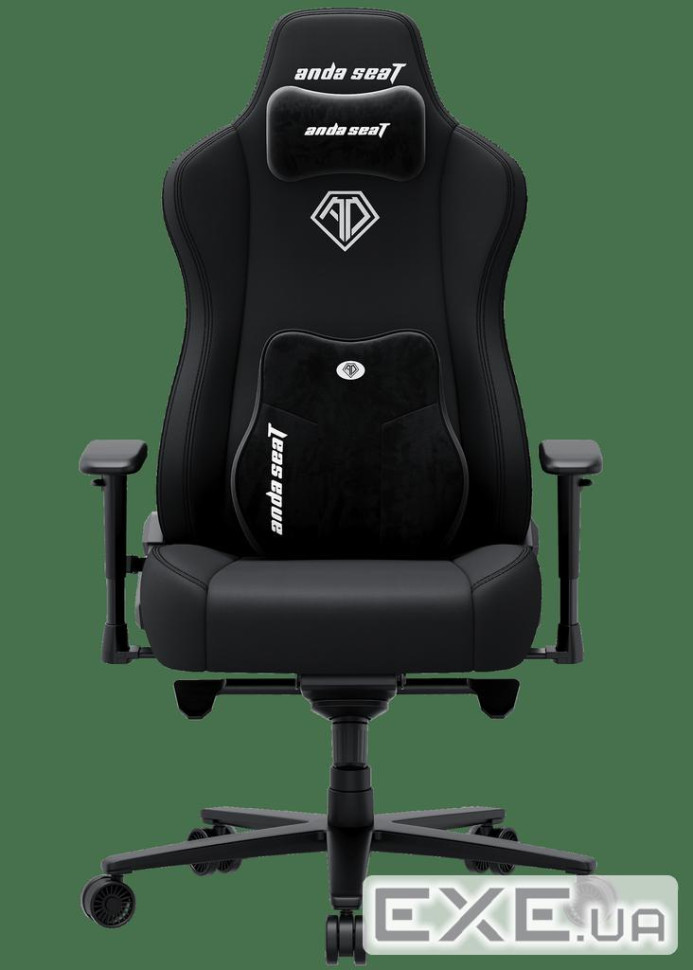 Крісло ігрове AndaSeat Novis Plus Fabric XL Black (AD23YC-XL-01-B-F-B04)