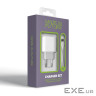 Зарядний пристрій MadeInFuture MFS12 12W 1xUSB-A + 1xUSB-C + cable USB-A to USB-C White (MIF82822)