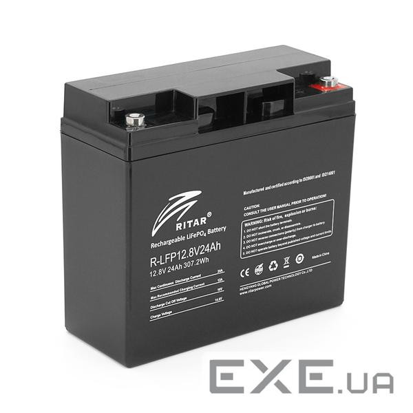 Акумуляторна батарея Ritar LiFePO4 12,8V 24Ah (R-LFP 12.8V 24Ah)
