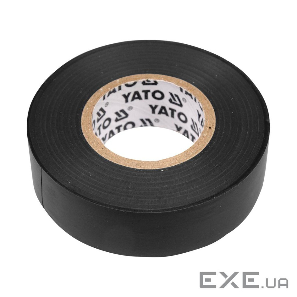 Ізоляційна стрічка Yato 15 ММ X 20 М X 0,13 ММ, чорна (YT-8159) (YT-8159 чорна)