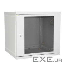 Шафа серверний підвісний IPCOM 12U 600x450 двері скло (СН-12U-06-04-ДС -1)