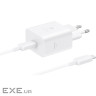 Зарядний пристрій Samsung USB-C 45W + cable USB-C to USB-C white (EP-T4511XWEGEU)