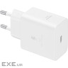 Зарядний пристрій Samsung USB-C 45W + cable USB-C to USB-C white (EP-T4511XWEGEU)