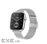 Смарт-годинник Mibro Fit 44мм, 1.75", 390x450, AMOLED, BT 5.3, GPS, 5 ATM, сріблясти (XPAW027S)