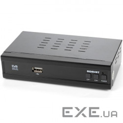 TV-тюнер зовнішній автономний Romsat T7085HD Black, DVB-T2, PVR, HDMI, USB Romsat T7085HD Black, DVB-T2, PVR, HDMI, USB