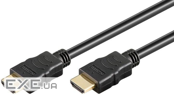 Кабель монітора-сигнальний HDMI M/M 15.0m,HS+HEC+ARC 4K@30Hz Gold,чорний (84.00.7058-1) (84.00.7058-1)