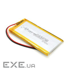 Літій-полімерний акумулятор 4.2*40*88mm (Li-ion 3.7В 2000мА&middot,год) (424088) ) (424088)