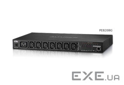 Блок распределения электропитания eco PDU, 7 x IEC C13, 1 x IEC C19 (PE8208G-ATA-G)
