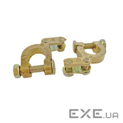 Клема для свинцево-кислотного акумулятора, алюмінієво-магнієвий сплав, 2 штуки в упаковці, (LD-118P) , (LD-118P)